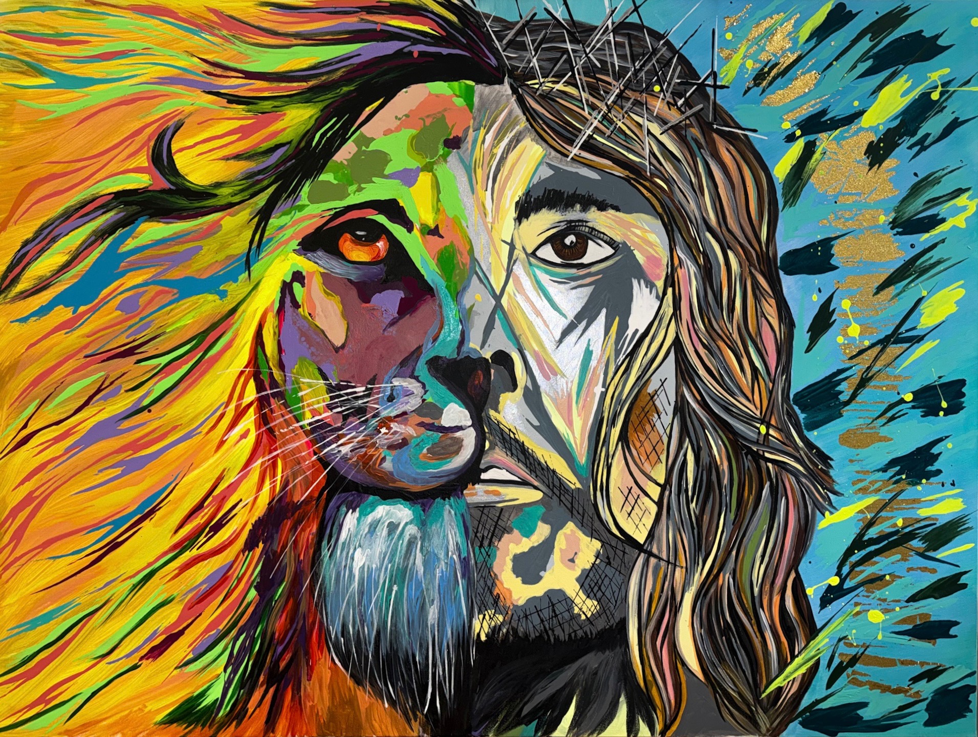 Lion of Judah in room